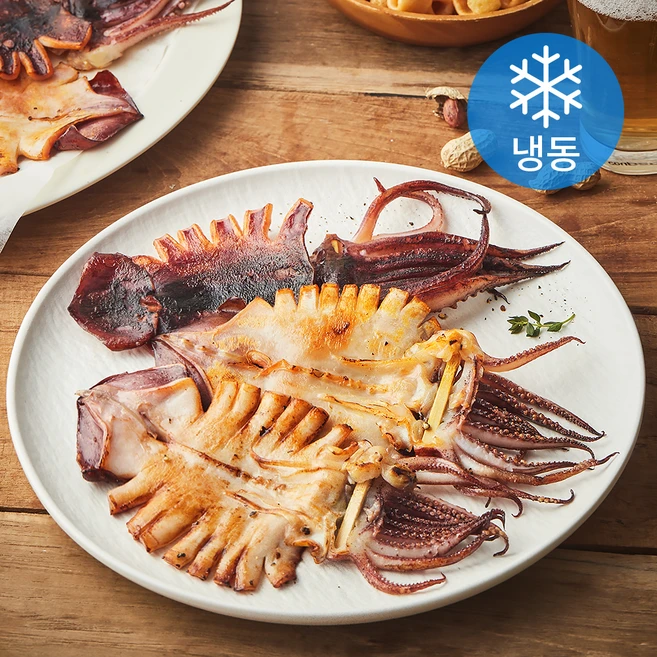 반건조오징어