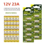 12V 23A 배터리 23GA A23S E23A EL12 MN21 V23GA GP23A LRV08 초인종 원격 제어 전기 장난감 A23 알카라인 배터리 팩