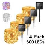 1-4pcs 22/32M 태양 Led 요정 빛 야외 꽃 Led 방수 갈 랜드 문자열 조명 크리스마스 파티 정원 태양 램프 장식