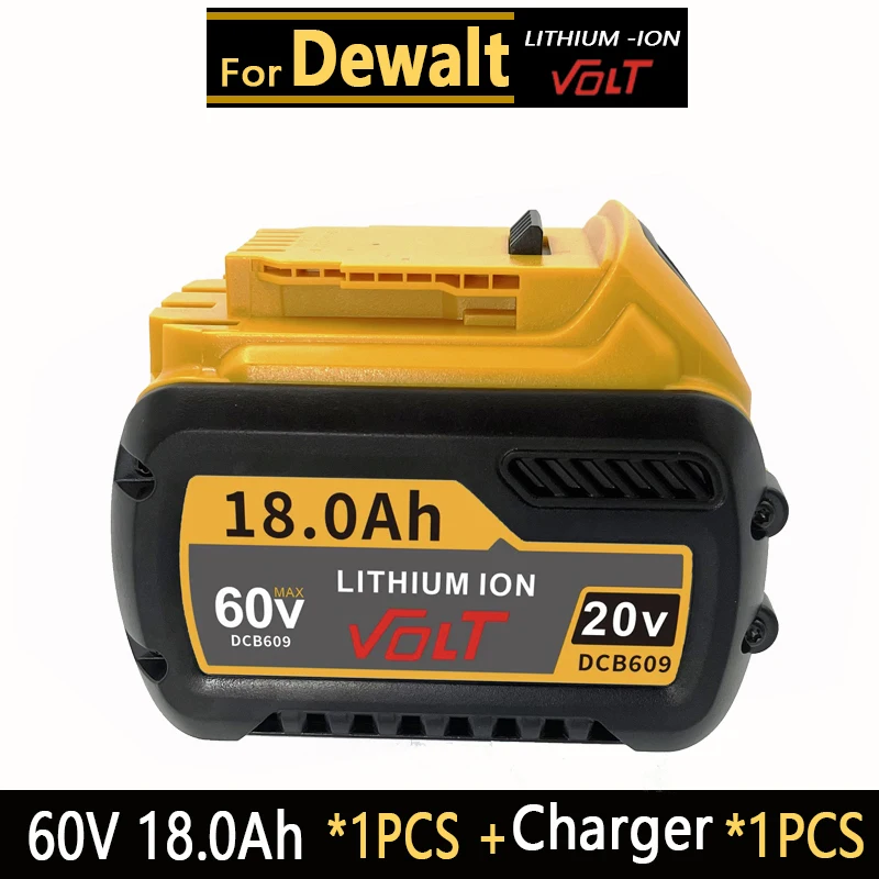 DCB209 MAX 플렉스 볼트. 기존 Dewalt 배터리 DCB606 DCB205 DCB206 DCB209 DCB182 전동 공구 배터리 20V/60V 배터리 18000mAh