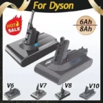 다이슨 V6 V7 V8 V10 충전식 Bateria SV10 SV11 SV12 DC59 DC62 진공 청소기 배터리 DC58 배터리 소니 배터리 셀
