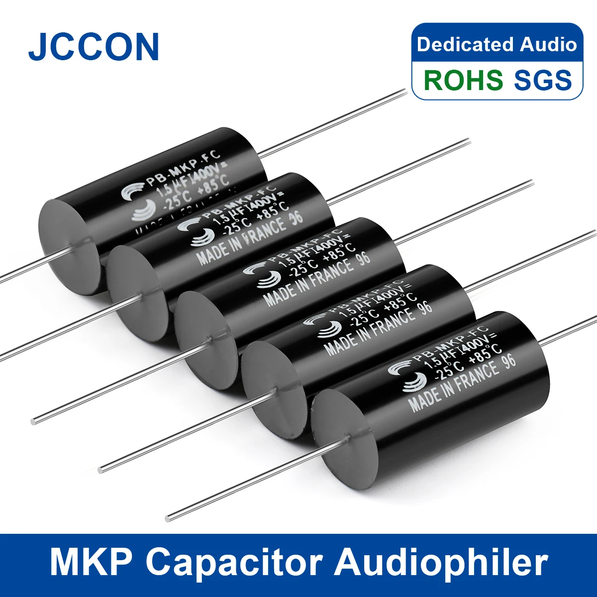 2Pcs MKP 커패시터 Audiophiler Kondensotor HIFI 발열 무 전극 오디오 금속 필름 400V 630V 1.5 미크로포맷 1.8 미크로포맷 2.2 미크로포맷 3.3 미크로포맷 4.7 미크로포맷