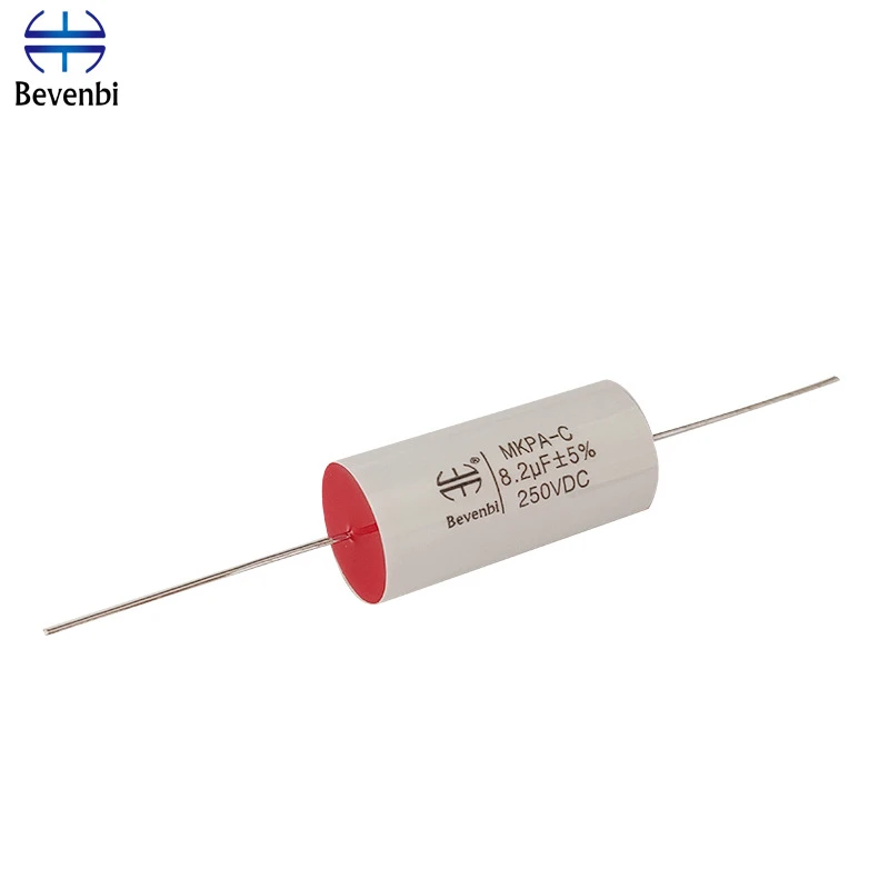 MKPA-C 스피커 주파수 분할 발열 커패시터 250VDC 400VDC 1UF 1.5UF 2.2UF 3.3UF 4.7UF 5.6UF 6.8UF 8.2UF~47UF Bevenbi 1PCS